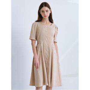 [아날도바시니](아날도바시니) 린넨 스판 원피스(AX05OP01M)