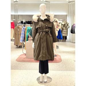 [씨]폭스 퍼 야상 롱 패딩 (SJHJY2628)