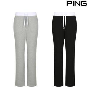 [핑골프][골프양말증정_PBS]여성 배색 부츠컷 트레이닝 팬츠 121E1PF185