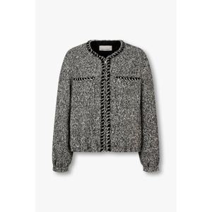 [보브]스트링 헴 집업 트위드자켓gr[7154410006]