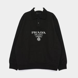 프라다 카라 긴팔 남성 PK티셔츠 UJL77B 1Y13 F0002