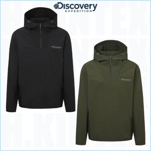 디스커버리 25SS 신상품 DMHD21051 남성 우븐 반집업 후드티셔츠 남자 데일리 루즈핏 후드티 HKRL