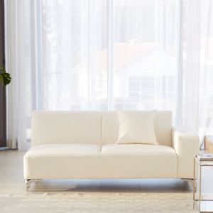 베스트리빙 풀먼 아쿠아텍스 패브릭/가죽 3인 카우치 소파/쇼파/스툴 미포함