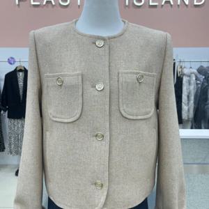 [플라스틱아일랜드]라운드넥 자켓(PR1WJ701)_CA