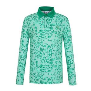 [까스텔바작]남성 시즌 패턴 롱슬리브 카라 티셔츠 BGESTL003_CC