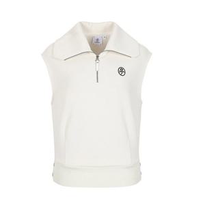 [까스텔바작]여성 져지 빅카라 반집업 베스트 BGESTN501IV_CC