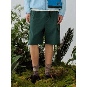 [빈폴멘] [BEANPOLEKNAP] 나일론 카고 하프 팬츠  그린 (BC5325N02M)