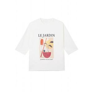 [아날도바시니](아날도바시니) 쟈뎅 7부 티셔츠 (AX05TS24M)