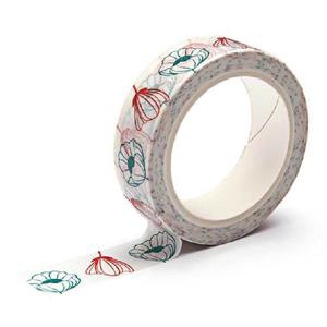 디지인 마스킹테이프 어텀플라워 15x10m DM30 1510 테이프 디자인테이프 모양테이프 마스킹테이프