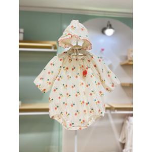 압소바HM (아기여름옷)수수요루7부바디슈트(모자포함)(25년SS) (A2110632)