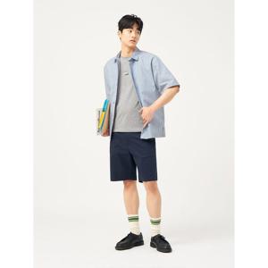 [빈폴멘] 치노 하프 팬츠  네이비 (BC5325C01R)