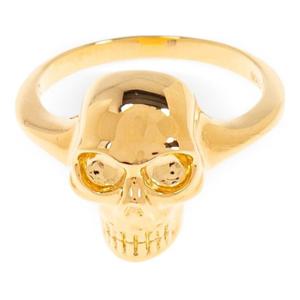 알렉산더맥퀸 골드톤 스컬 아플리케 반지 813103 J161G0935