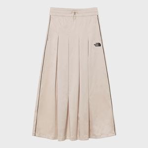 [노스페이스 화이트라벨]여성 새틴 플레어 스커트 NK6NR31L_LBE