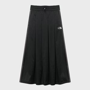 [노스페이스 화이트라벨]여성 새틴 플레어 스커트 NK6NR31J_BLK