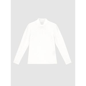 [볼빅어패럴] 여성 골프 볼빅 자가드메쉬 하이넥티셔츠 VLTSP202_OW