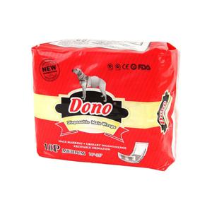 도노 수컷용 매너패드,기저귀 10매 M 45~63cm 허리사이즈 강아지 기저귀