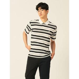 [빈폴멘] 빅허니콤 선염 칼라넥 반소매 티셔츠  아이보리 (BC5442C200)