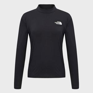 [노스페이스] 아이스 페이스 터틀넥 긴팔 티셔츠 NT7XR00A_BLK