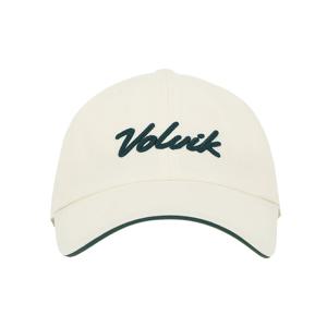 [볼빅어패럴] 여성 골프 볼륨 자수 캡 VLAPP201_OW