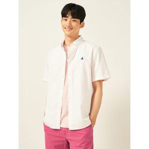 [빈폴멘] 옥스퍼드 반소매 셔츠  화이트 (BC5565C301)