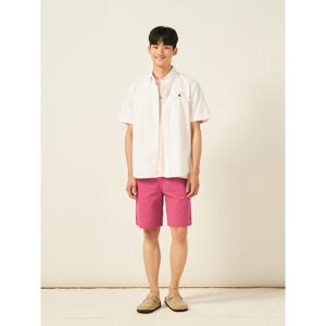 [빈폴멘] 밴딩 하프 팬츠  레드 (BC5425C026)