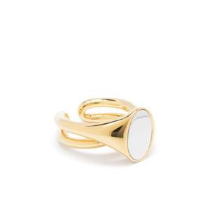 26 SS 샬롯 이니셜 시그넷 폴리시드 피니시 링  23BA046VEAR TP432143917