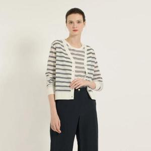 [비씨비지]스트라이프 브이넥 가디건 (B5B4K215)