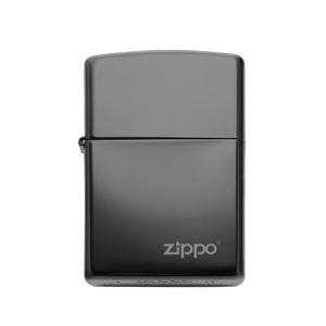 지포 ZP24756ZL 클래식 하이폴리쉬 블랙 로고 라이터
