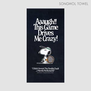 송월타올 스누피 테니스76 비치타올 (76*152cm)