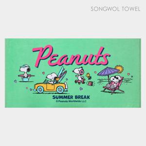 송월타올 스누피 베케이션50 어린이 비치타올 (50*100cm)