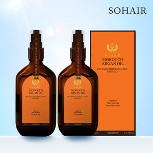 [NEW오렌지에디션] 쏘헤어 모로코 아르간오일 리파인드 더블케어 헤어에센스 100ml 2병