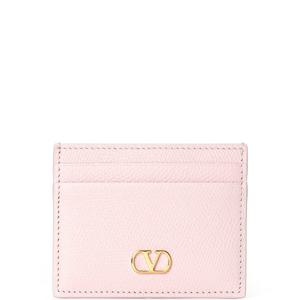 발렌티노 4CC V로고 카드지갑 10 로즈쿼츠 6W2P0AJ7SNP 16Q