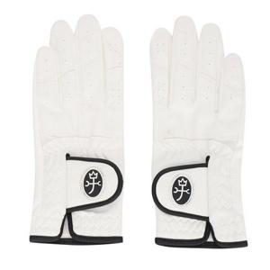 [까스텔바작]여성 로고 포인트 장갑 BGEMGL702WH_CC