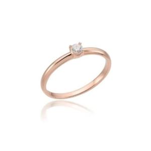 [로이드] 랩다이아 0.1캐럿 4프롱 14K 반지 LRF20012D