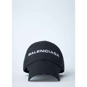 26 SS 발렌시아가 남성 로고 모티프 베이스볼 캡 bal0161026blk
