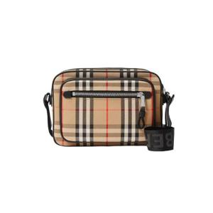 버버리 빈티지 체크 레더 크로스바디백 아카이브 베이지 8010152