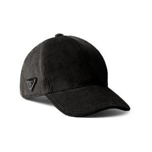 26 SS 프라다 코듀로이 베이스볼 캡 모자 2HC27413I4 TP432019438