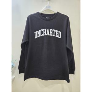 [에꼴리에]블러 레터링 바이오 라운드티 25C04071_OD