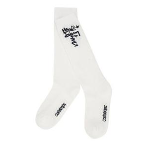 [까스텔바작]여성 레터링 포인트 니삭스 BGEMGO706BK_CC