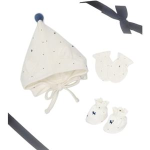 HP블루독베이비25년FW  NY)BI방울모자+손발싸개세트445A7001009