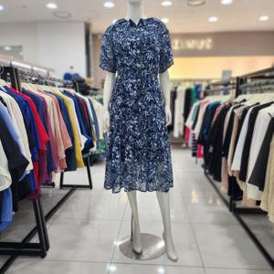 [조이너스]여성 정장 24신상 차이나 롱  시스루 쉬폰 A라인 여름