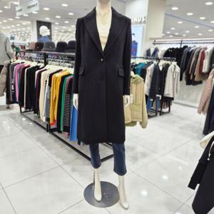 [조이너스]여성 정장 24신상 A라인 케시미어 100%  롱코트 자켓J