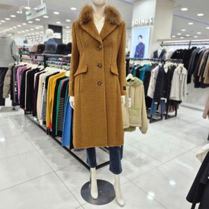 [조이너스]여성 정장 24신상 알파카수리 모직 A라인 롱코트JEW1W