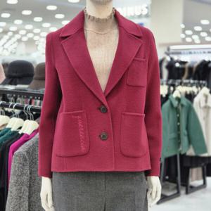 [조이너스]여성 브랜드 24신상 모직 핸드메이드 숏 자켓JEW1WJK0