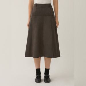 [리스트]스웨이드 플레어 스커트 TWWSKP72040