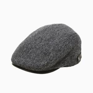 [닥스핸드백] 그레이 패턴 울혼방 헌팅캡 DBHE5F260G3