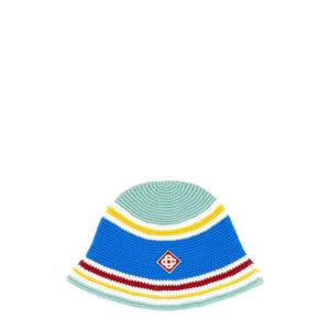 카사블랑카 모자 APF24 HAT 057 01BLUMULTI Blue