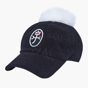 [까스텔바작]여성 폼폼이 겨울 볼캡 BGCWGC705BK_CC