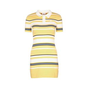 셀린느 미디 원피스 RR0B4886Z GAZ4 YELLOWWHITEBLACK