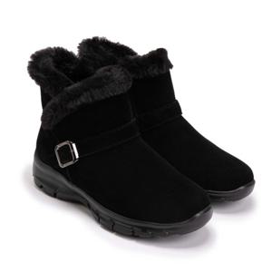 [에스콰이아]에스콰이아 여성 퍼 앵글부츠 YAEWBS621BK